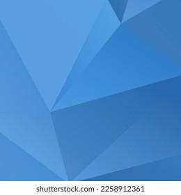 Abstract Blue Triangle Geometric Background, Vector Illustration.
Mosaic of simple shapes in blue white gradient.