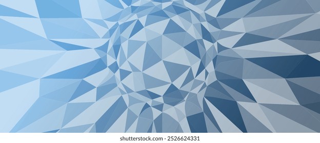 Fondo geométrico triángulo azul Abstractas, Ilustración vectorial, eps10.