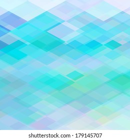 Abstract Blue Triangle Geometrical Background, Vector Illustration EPS10