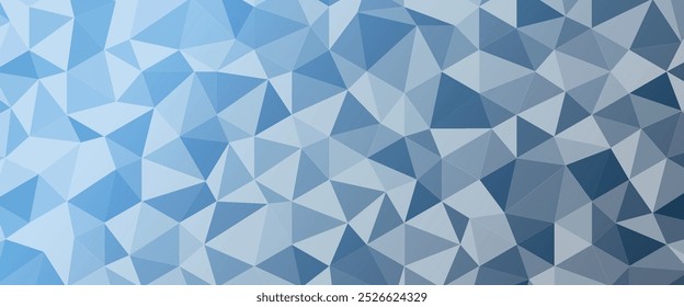 Fondo geométrico Abstractas del triángulo azul, Ilustración vectorial