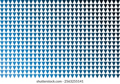 Abstract Blue Triangle Gradient Pattern