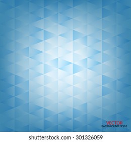 abstract blue triangle, lined square, background vector