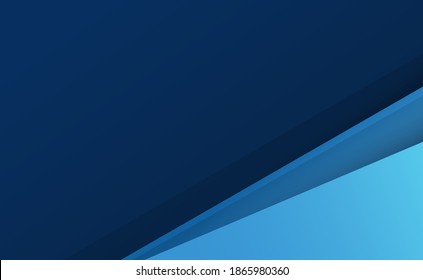 Abstract blue triangle paper modern overlay subtle background vector illustration.