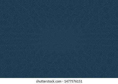 Abstract blue triangle pattern design techno template background. You can use for print, ad, poster, artwork design. illustration vector eps10