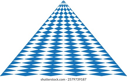 abstract blue triangle rhombus pattern suitable for background.