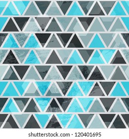 abstract blue triangle seamless