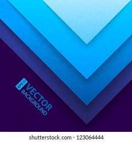 Abstract blue triangle shapes background. RGB EPS 10 vector illustration