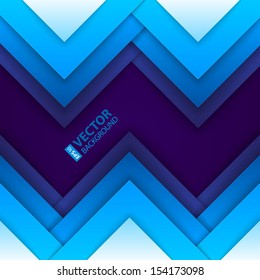 Abstract blue triangle shapes background. RGB EPS 10 vector illustration