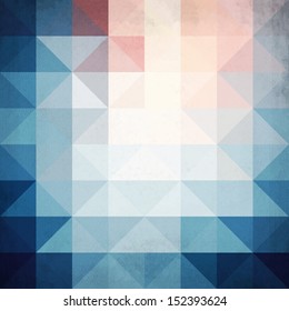 Abstract blue triangles geometry vector background