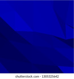 abstract blue triangles vector background