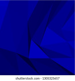 abstract blue triangles vector background