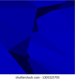 abstract blue triangles vector background