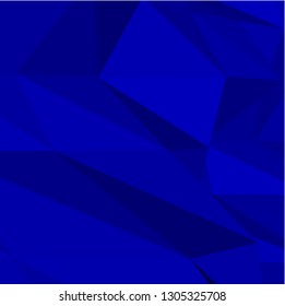 abstract blue triangles vector background