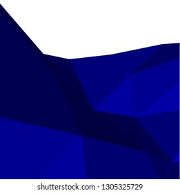 abstract blue triangles vector background