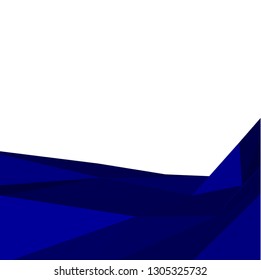abstract blue triangles vector background