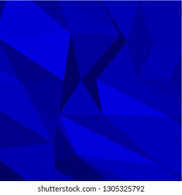 abstract blue triangles vector background
