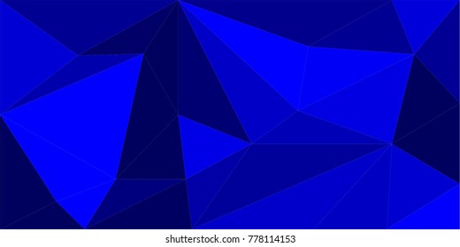 abstract blue triangles vector background