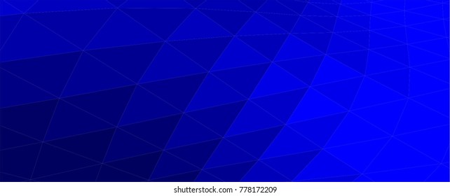 abstract blue triangles vector background
