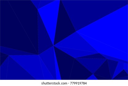 abstract blue triangles vector background