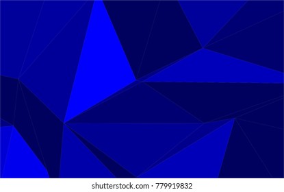 abstract blue triangles vector background