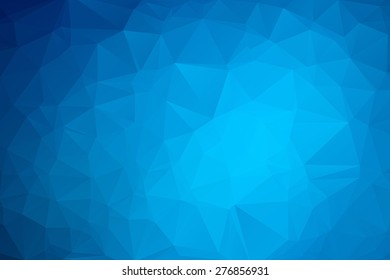 Abstract Blue Triangular Background 3