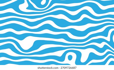 Abstractas azul y Trippy Textura psicodélica. fondo