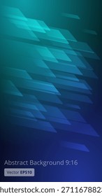 Abstract blue and turquoise background with overlapping geometric shapes
