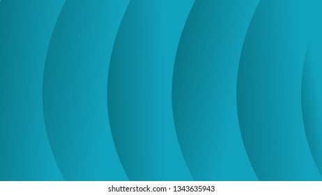 Abstract blue turquoise geometric vector background, can be used for cover design, poster, advertising. 
