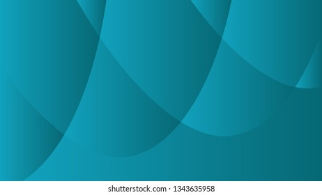 Abstract blue turquoise geometric vector background, can be used for cover design, poster, advertising. 
