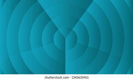 Abstract blue turquoise geometric vector background, can be used for cover design, poster, advertising. 