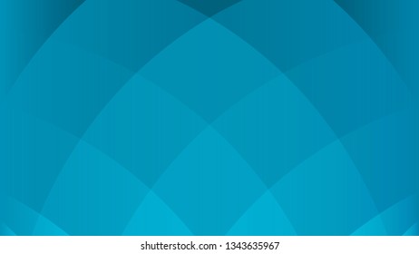 Abstract blue turquoise geometric vector background, can be used for cover design, poster, advertising. 