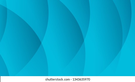 Abstract blue turquoise geometric vector background, can be used for cover design, poster, advertising. 
