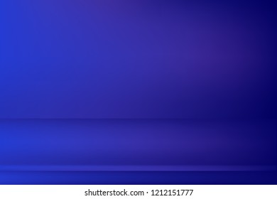 Abstract blue turquoise gredient background. Empty room with spotlight effect. Vector EPS10 Graphic art design.