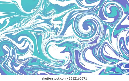 Abstract Blue Twirl Premium Background, eps 10