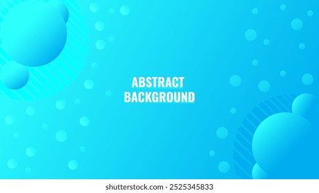 Abstract blue vector art illustration background. Abstract geometric shape awesome blue background design.