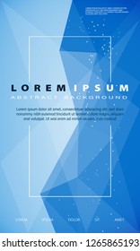 Abstract blue vector background.