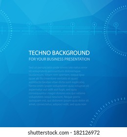 abstract blue vector background