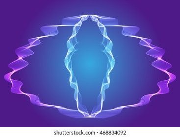 Abstract blue vector background