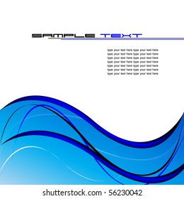 abstract blue vector background