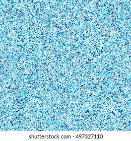 Abstract blue vector background. Bright navy indigo cyan glitter confetti. Cold frost winter snow dot spot