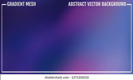 Abstract blue vector background, color mesh gradient, wallpaper for you project. Natural bright color