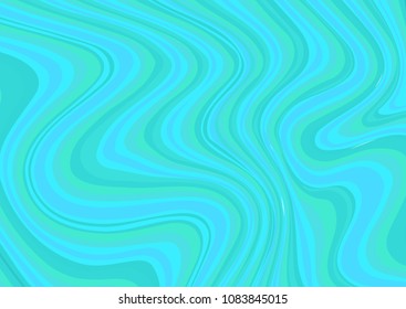 Abstract blue vector background or pattern with handsome lines. Blue marble ink pattern abstract background