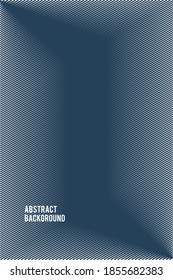 Abstract blue vector background with stripes in minimalism style