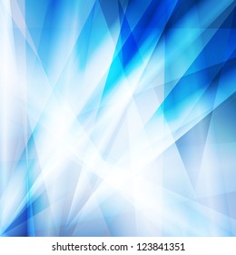 Abstract blue vector background template