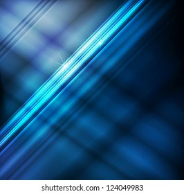 Abstract blue vector background template