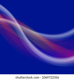 Abstract blue vector background for use in design