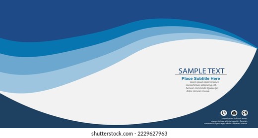 Abstract blue vector background for use in design. Eps 10