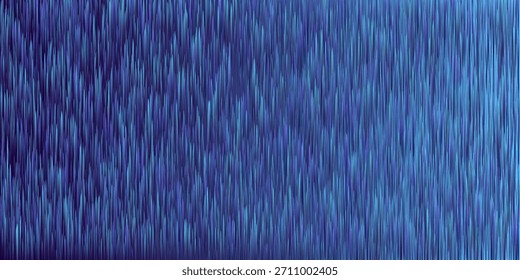 Fundo de vetor azul abstrato com efeito de ordenação vertical de pixels, linhas com falhas, chuva de luz dinâmica ou textura de cachoeira digital.
