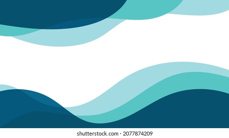 Abstract blue vector background with white space for text