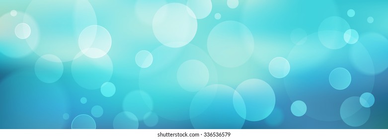 abstract blue vector bokeh background